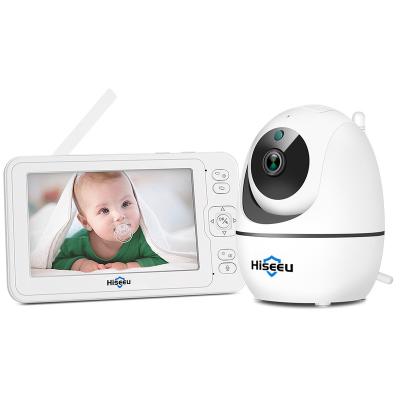 China Night Vision Hiseeu Hiseeu Baby Monitor HD1080P Two Way Audio Wireless Camera Baby Video Surveillance 5.0 Inch LCD Alarm Crying Video for sale