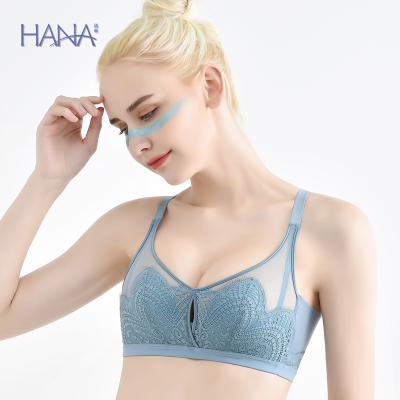 China QUICK DRY ladies bra underwear women wire lingeries tie eye cup OEM Spandex underwire bralette wireless bra for sale