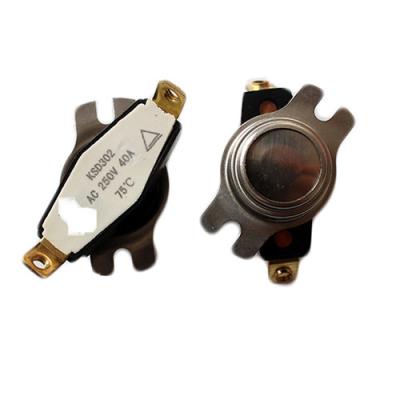 China 250V/20-45A free samples disc bimetal thermostat temperature control for water heater UL VDE RoHS for sale