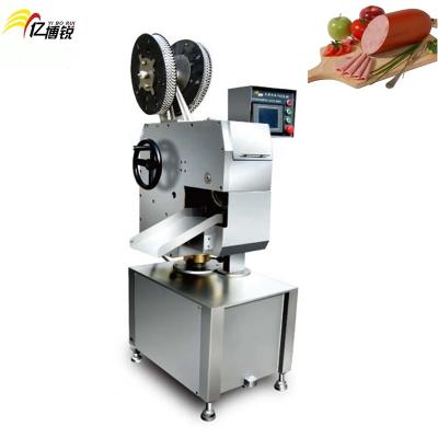 China For sausage cutting industrial automatic aluminum wire double staple sausage cut tie making machine ham sausage sealing machine for sale for sale