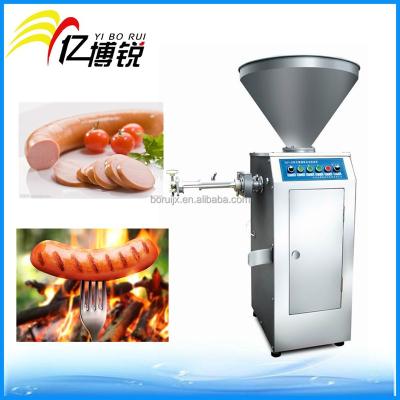 China Automatic 304 stainless steel sausage filling machine with tornado for natural casing, collagen casing for sale