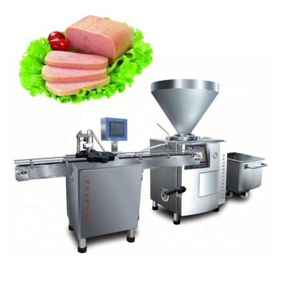 China luncheon meat making equipment factory sale canned luncheon meat machine for sale