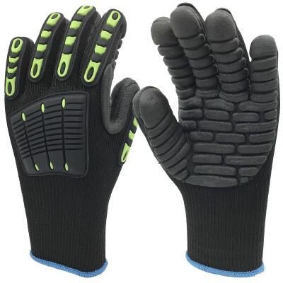 China Breathable Anti Vibration Anti Impact Cut Resistant Work Gloves for sale