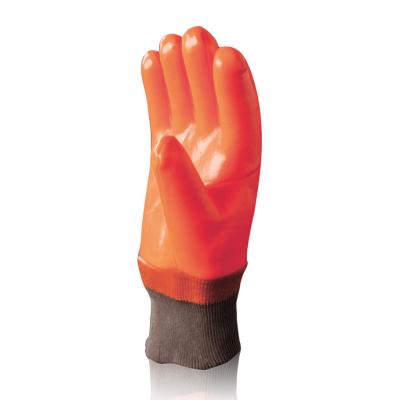 China Mechanical Work Anti Slip Gloves , Abrasion Resistant PVC Safety Gloves for sale