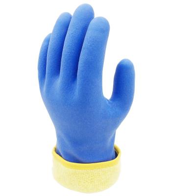 China Water Proof Light Weight Waterproof Anti Sweat Thermal Glove Warm PVC Flexible Gloves for sale