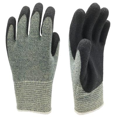 China Anti Slip Breathable Flexible Cut Gloves Improve Grip Anti Slip PVC Coating Glove for sale