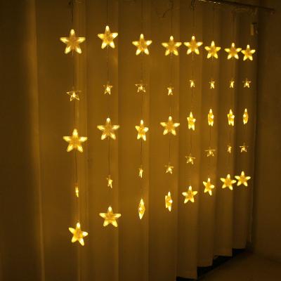 China Customized Hot Selling Decoration Party Use 2M Customize Weekend Fairy Festival Ramadan Christmas Crystal Decoration Led Curtain Light for sale