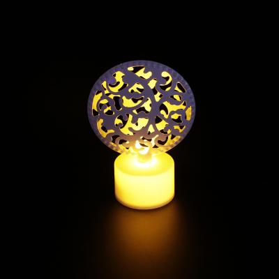 China Relighting Candle Diwali Ramadan Decoration High Quality Moroccan Ball Lights Tea Light Candle 12pcs Set Portable Night Light witn Built Battery for sale