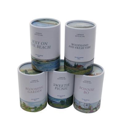 China High Quality Paperboard Container Food Grade Gift Coffee Tea Paper Cans Recyclable Customized Round Tube For Packing for sale