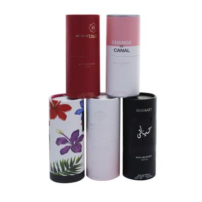 China Recyclable Biodegradable Cylinder Paper Tube Cosmetic Food Pen Wine Packaging Round Cardboard Boxes Kraft Paper Core Tube for sale