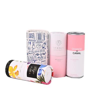 China Zhejiang Luxury Candle Jar Box Recyclable Custom Eco-Friendly Handmade Wax Paper Packaging Twist Up Tube Packaging For Gift for sale