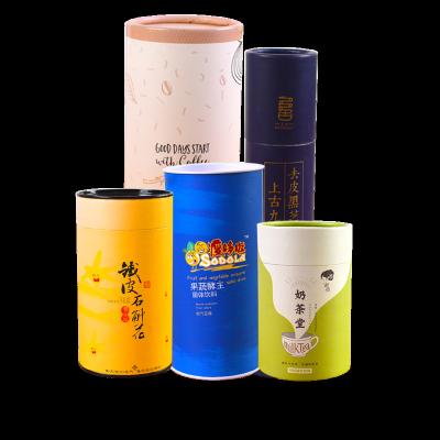 China High Quality Recyclable Color Kraft Paper Food Packaging Boxes Customized Biodegradable Recyclable Cardboard Wholesale Sealed Paper Tube for sale