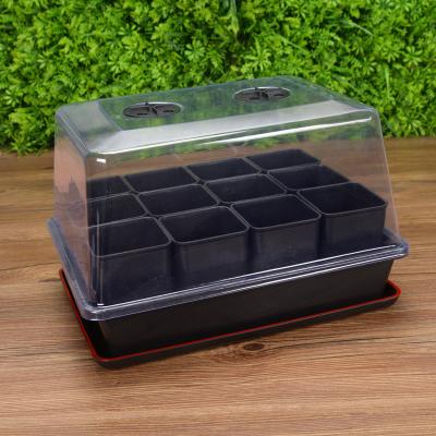 China Plastic Seedling Plants Were Grown Breathable Plastic Pots Nursery Box Seedling Tray for sale