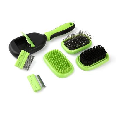 China Dogs Deshedding toolslicker Hair Remover Self Cleaning Grooming With Pin Pet Brush for sale