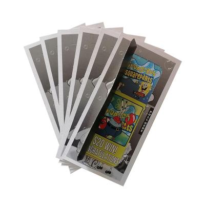 China paper & 2022 Custom Cardboard New Product Print Pull Tab Win Card Tickets With Windows In Cheap Price for sale