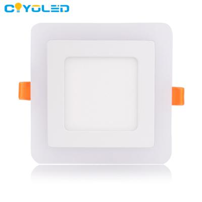 China Slim Illumination COYOLED Square Ceiling Lights High Recessed Down Lights Led Panel Light for sale