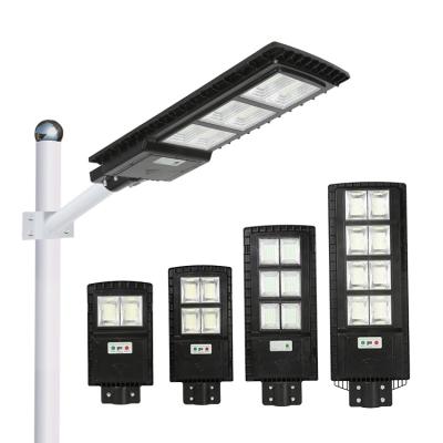 China Road Ip65 30w 60w 90w 120w All Outdoor Waterproof Long Life Remote Control In One Led Solar Street Lights for sale