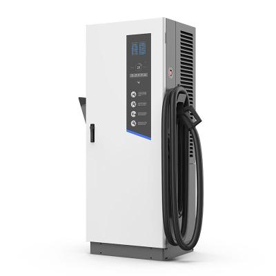 China APP Control JH 120KW DC Car Charging Equipment Big EV Fast Charger Chademo Parking Lot Energy Vehicle Floor-standing Charging Station New for sale