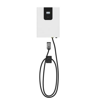 China Screen Display JH 20KW DC Charging Equipment Output 200V-750V Voltage Commercial Quick Charger 33A CCS2 Cable EV Wall Mounted Fast Charger for sale