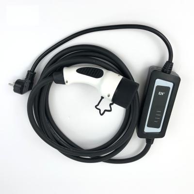 China 3kw Electric Car Chargers Hands Free Type - 2 Connection 13A 230V AC EV Mobile Chargers For Homes OR Businesses for sale