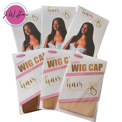 China Micro Pans Custom Portable Wholesale Stretch Narrow Stocking Caps Logo End Wig Cap For Making Wigs Hair Extension Tool for sale