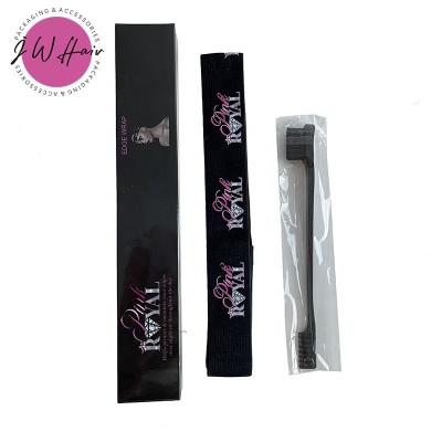 China Custom LOGO Frontal Band Edge Headbands 2021 Newest Fashion Hair Accessories for sale