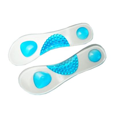 China Eco - Friendly Foot Care Massage Shock Absorption Comfort Gel Shoe Insoles for sale