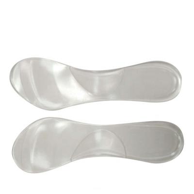 China Eco-friendly transparent anti slip breathable comfortable insoles massage shock absorption gel insert for sale