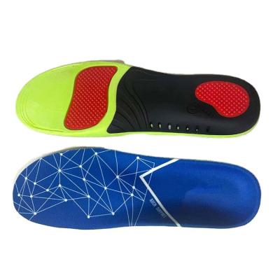 China New Design EVA Foot Care Shoe Pain Relief Arch Support Orthotic Orthotic Correction PU Flat Insole Foot Insole For Shoes for sale