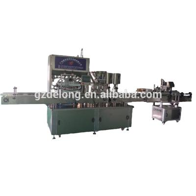 China Automatic beverage bottle filling machine production line for food/cosmetic/medicine/cream/paste/pesticide/chemical for sale