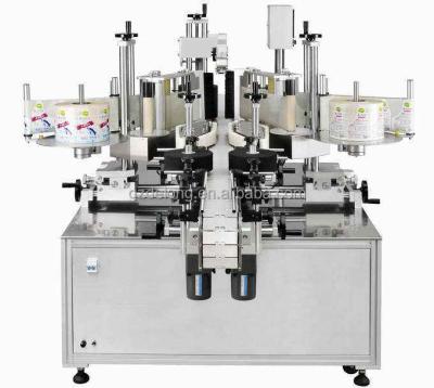 China Simple operation automatic two side label applicator for automatic bottle labeller for front and back for sale