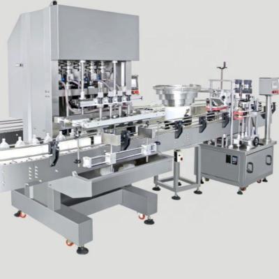 China Food Essential Oil Cosmetic Cream Filling Line Full Automatic Makeup Liquid Filling Machine For Paste Cream Ointment for sale