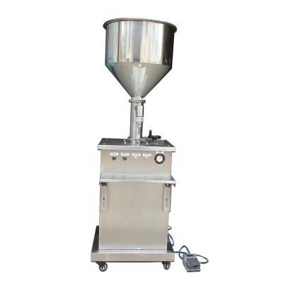 China Beverage Manufacturing Product Small Scale Industries Semi Automatic Cosmetic Cream Lotion Liquid Filling Machine for sale