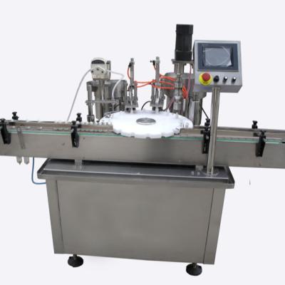 China Automatic Medical Beverage 1ml 5ml 10ml 60ml Liquid Fill And Glass Bottle Vial Capping Filling Machine for sale