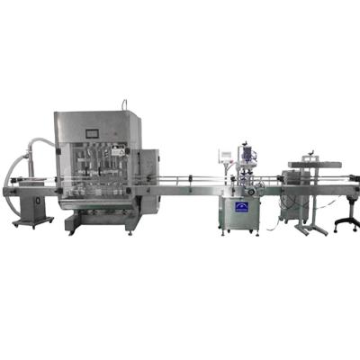 China Beverage Sunflower Oil Can Glass Bottle Water Liquid Production Line Filling Machine for sale