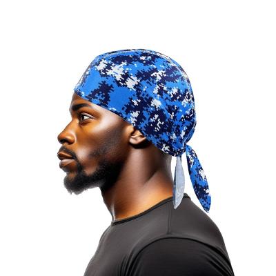 China Casual wholesale custom logo durag hat helmet liner durag cycling durag for sale