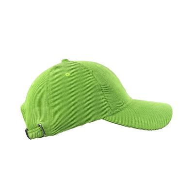 China COMMON Custom Winter Soft Bright Warm Street Corduroy Baseball Caps for sale