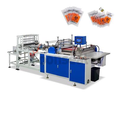 China Factory Cut Automatic Zip Lock Sealing Plastic Bag Making Machine for sale