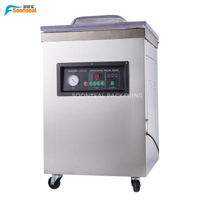 China DZ-400 Commercial Food Chamber Vacuum Sealer Single-Chamber Vacuum Packing Machine for sale