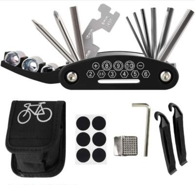 China Free Sample Bicyle Repair Multifunction 16 In 1 Multi Bike Repair Bicycle Tool for sale