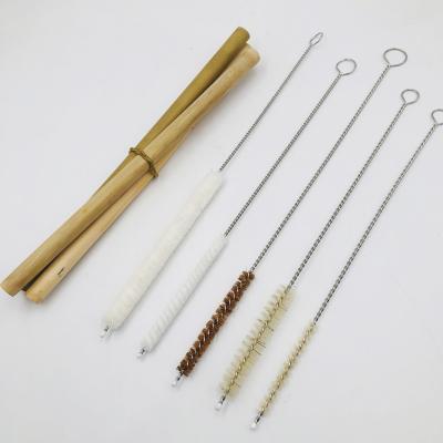 China Straw Cleaning Brush made of wool bristle glass or sustainable eco-friendly soft bamboo for sale