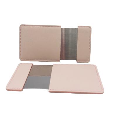 China High Quality Non-Specific Factory Make Up Unbreakable Stainless Steel Pocket Mirror for sale