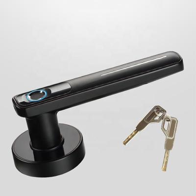 China 2021 New Aluminum Alloy Fingerprint Wooden Door Card For Home Fingerprint Door Locks Electric Lock Smart Locks for sale