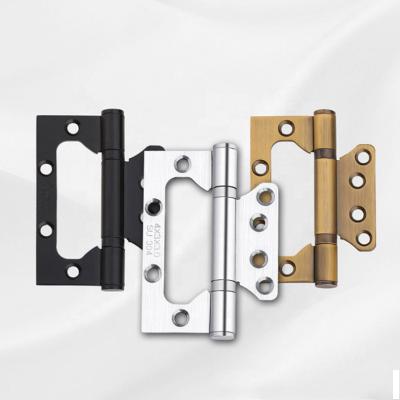 China Stainless Steel Mute Sub Hinges Kitchen Bedroom Cabinet Door Interior Wooden Door Hinge for sale