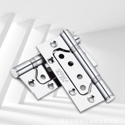 China Stainless Steel Mute Sub-mother Hinges Door Interior Sideboard Bedroom Mute Thickened Door Hinge for sale