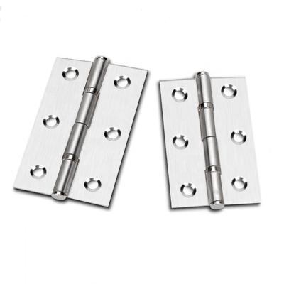 China Modern Furniture Hardware Stainless Steel 2BB Bearing Small Hinges Bedroom Door Interior Hinges for sale