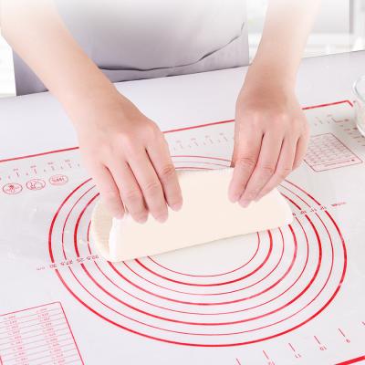 China Large Sustainable Silicone Baking Mat Non Stick Dough Mat With Measuring Baking Mat for sale