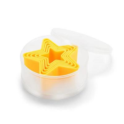 China Viable Plastic Mold Cake Mold Cookie Cutter Star Cookie Cutter Baking Baking Tool Kit for sale