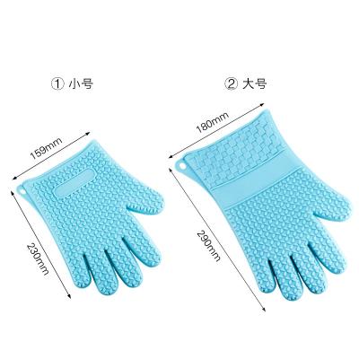 China Modern Design Silicone Brush Cleaning Scrubber Glove Heat Resistant Dish Wash Gloves for sale