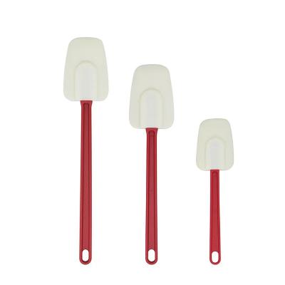 China Baking Scraper Cake Tool Kits Kitchenware Utensils Heat Resistant Baking Scraper Sets Silicone Non-Stick Spatulas for sale